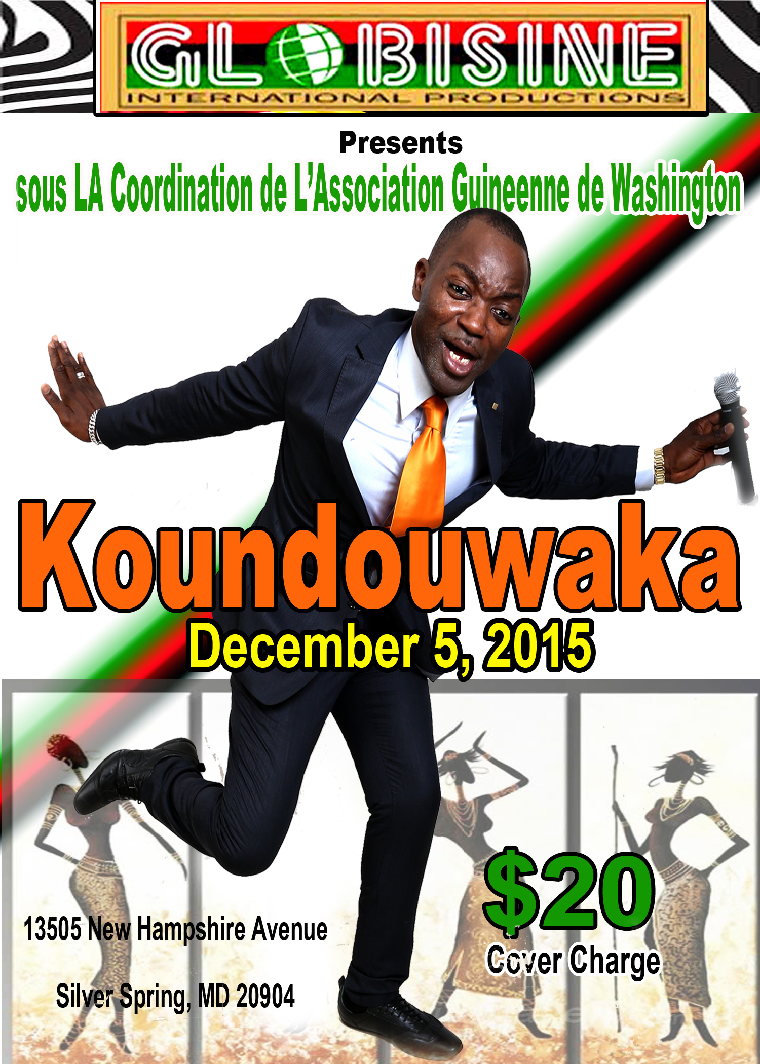 Washington en fête le 5 décembre avec Koundouwaka!