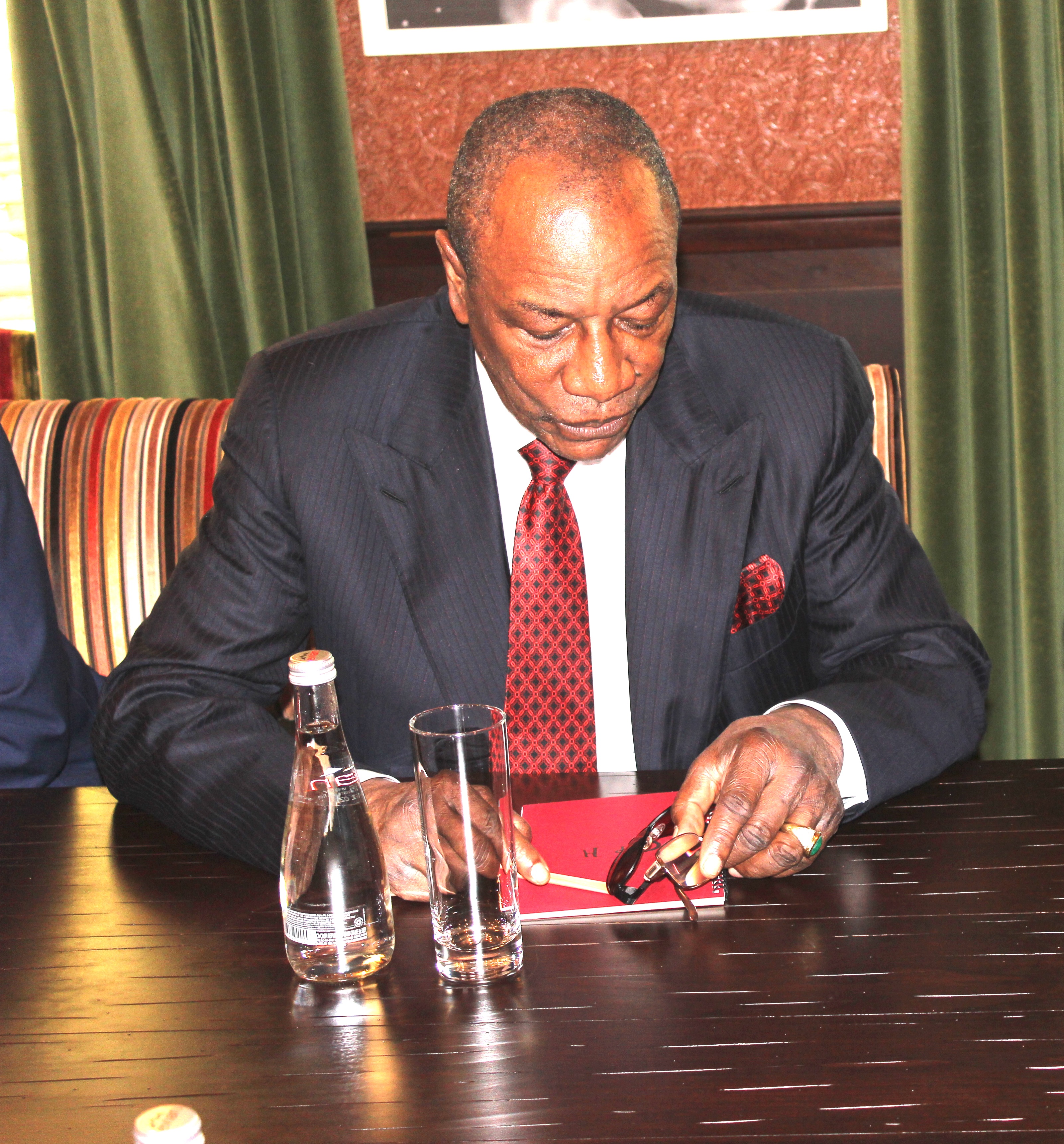 Le président Alpha Condé