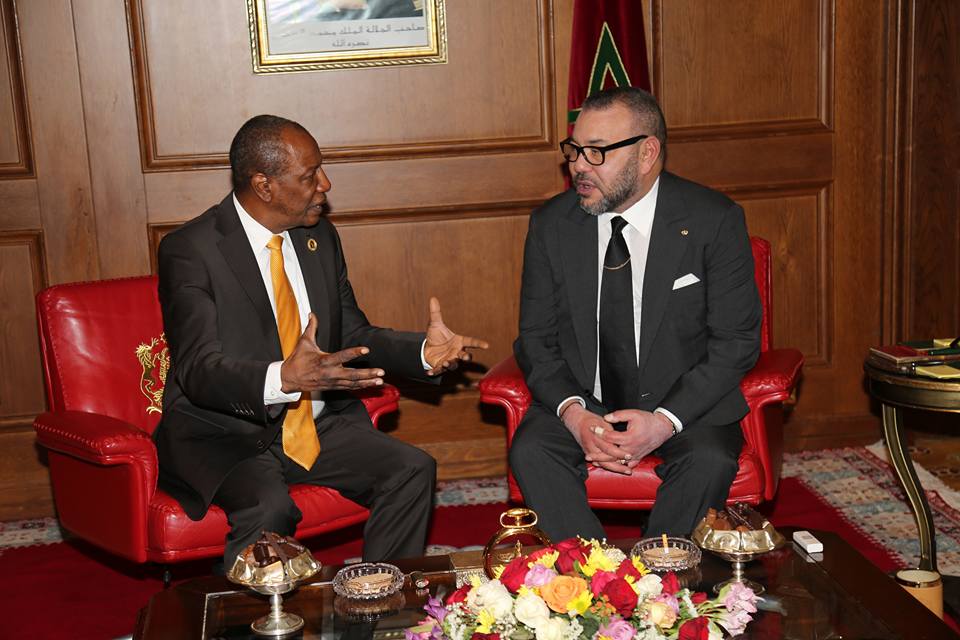 Le roi du Maroc en visite de travail en Guinée