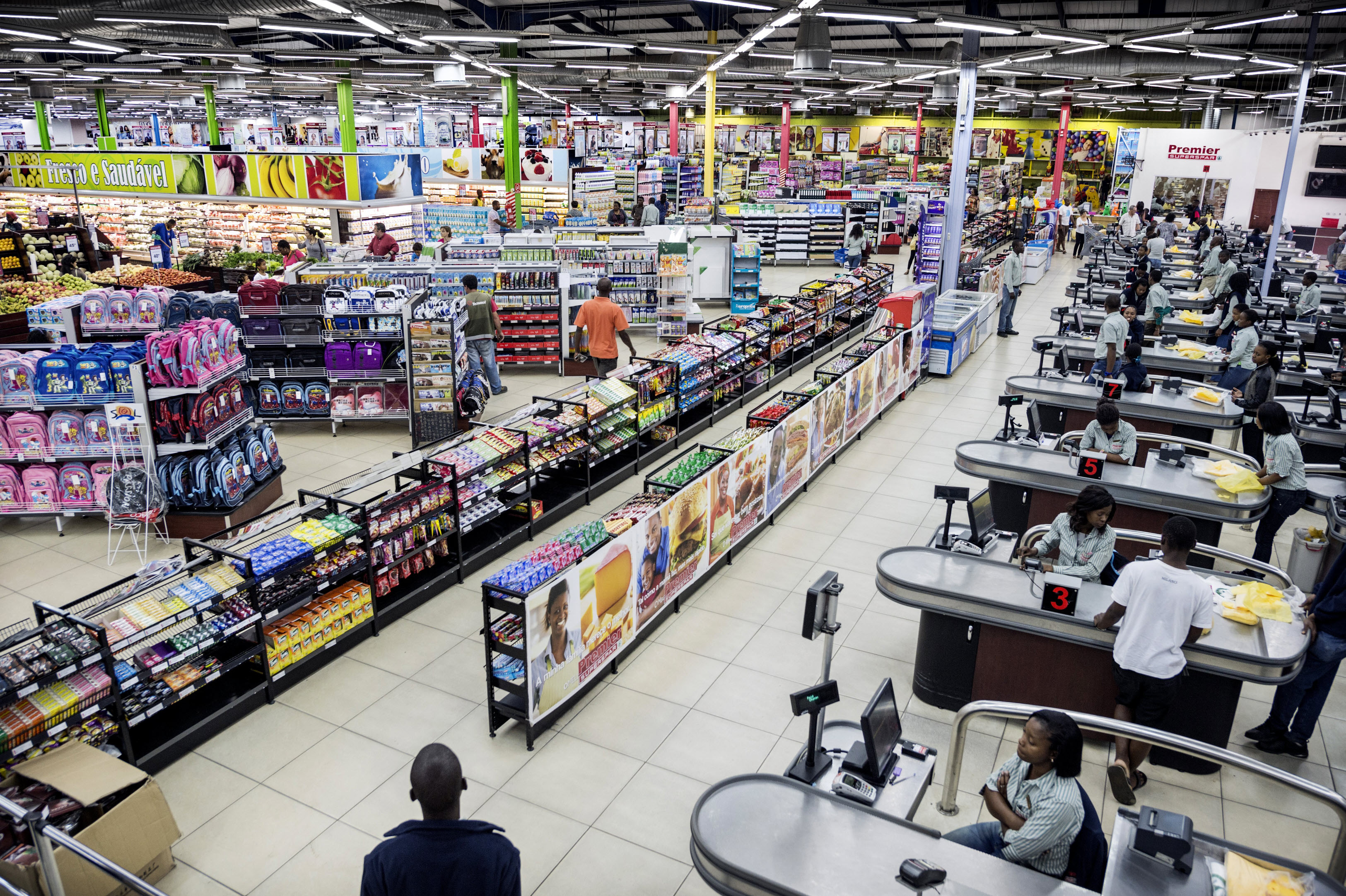 Essor economique du Mozambique, Spar supermache