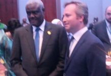 Réception diplomatique de l’UA en l’honneur de Louise Mouchikiwabo du Rwanda