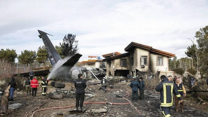 IRAN-AVIATION-CRASH