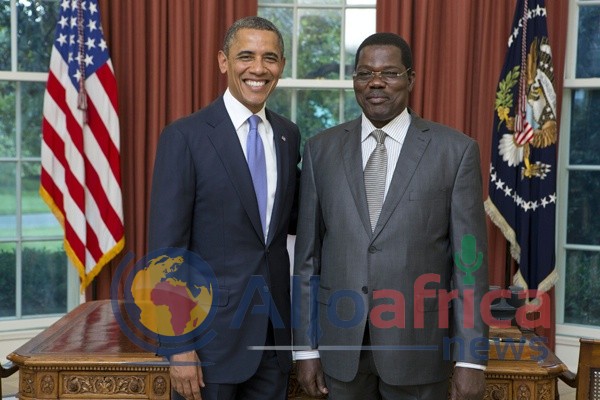 Barack Obama et Maitine Djoumbe