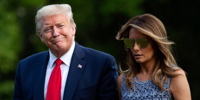 trump-melanie