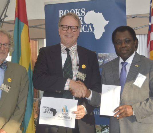 Ambassador HEGBE calls on books’ donors to do more for Africa