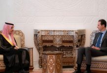 Le chef de la diplomatie saoudienne reçu à Damas